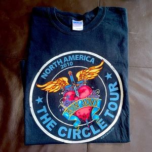 Bon Jovi 2010 “The Circle Tour” unisex t-shirt Large